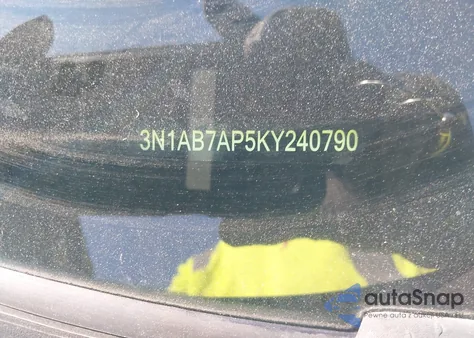 2019 Nissan Sentra Sv z USA, uszkodzony, nr VIN 3N1AB7AP5KY240790